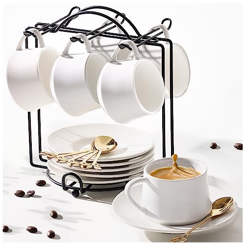 Elegant Porcelain Espresso Cup Set