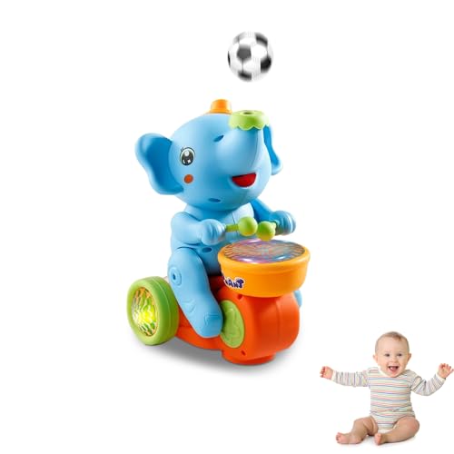 Elephant Themed Ride-On Toy