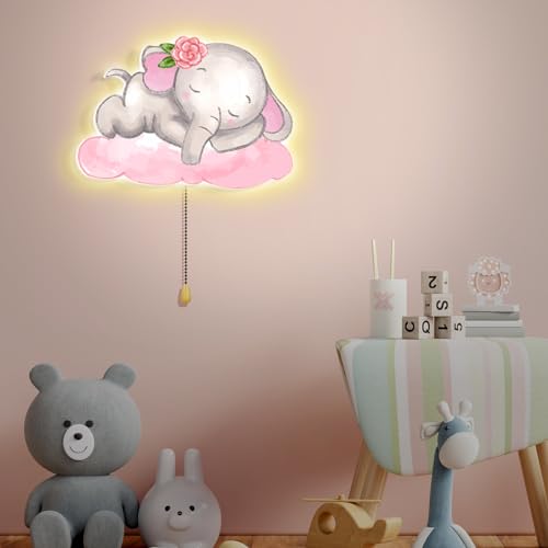 Elephant-Shaped Mirror Decor