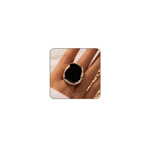 Set of Vivid Enamel Rings