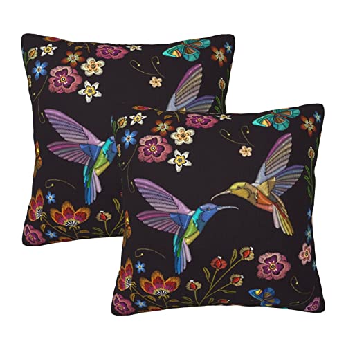 Cushion Covers with Exotic Birds