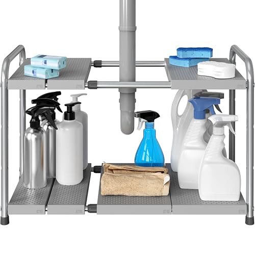 Expandable Under-Sink Shelf