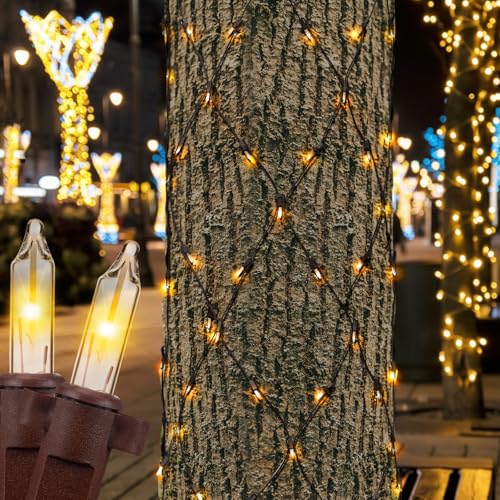 Expandable LED Tree-Wrapping Lights