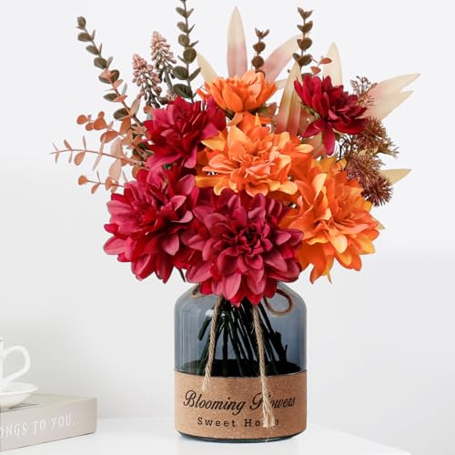 Floral Composition in Warm Hues