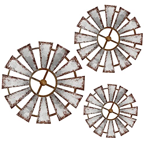 Farmhouse Chic Windmill Decor