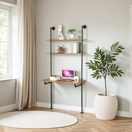 Floating Desk with Storage