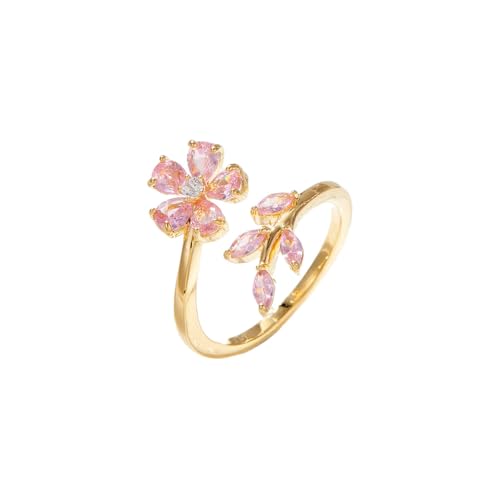 Adaptable Floral-Themed Rings