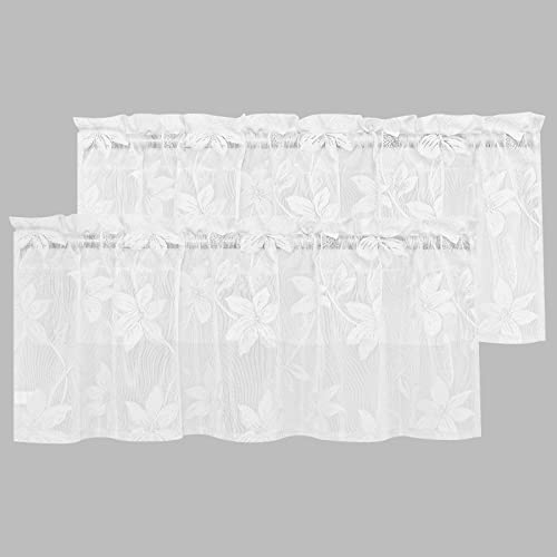 Floral Lace Window Valance