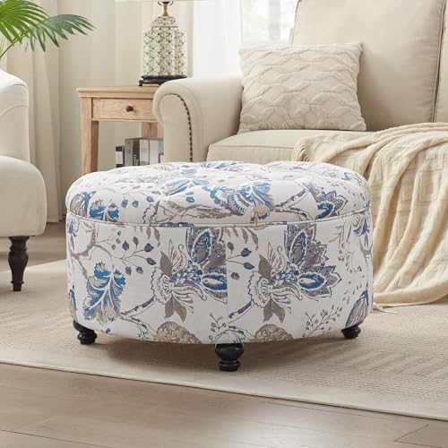 Floral Patterned Ottoman