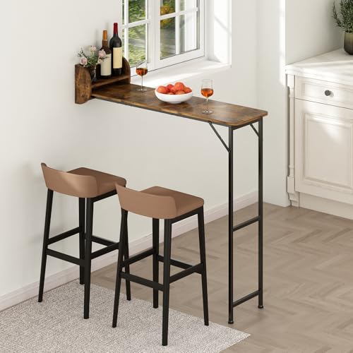 Foldable Wall-Mounted Bar Table