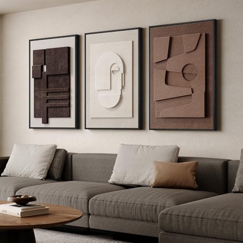 Framed Bold Geometric Artwork