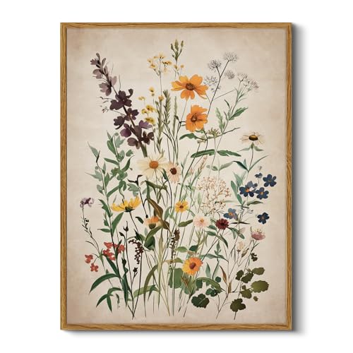 Framed Botanical Print Set