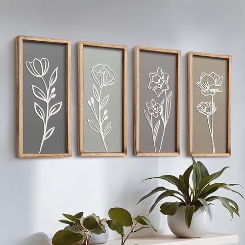 Set of Framed Botanical Prints