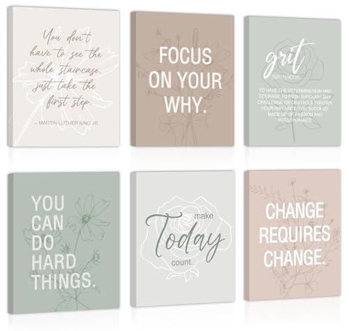 Canvas With Motivational Quote