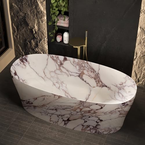 Solitary Marble Soaking Tub