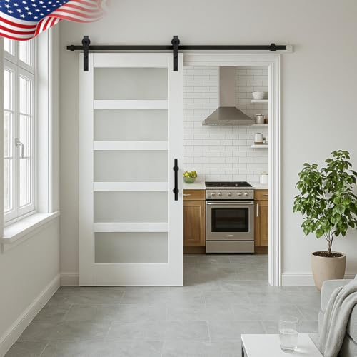 Frosted Sliding Door