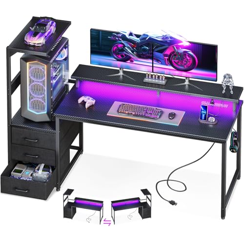 Gaming Desk with Cable Management