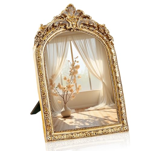 Garden Mirror with Ornate Frame