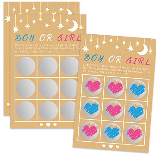 Guess the Gender Scratch Cards