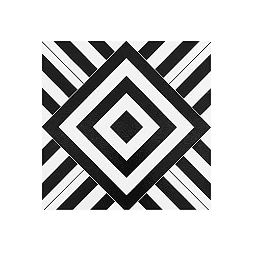 Geometric Patterned Vinyl Flooring