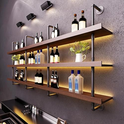 Glass Bar Shelves