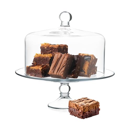 Glass Cake Stand with Lid