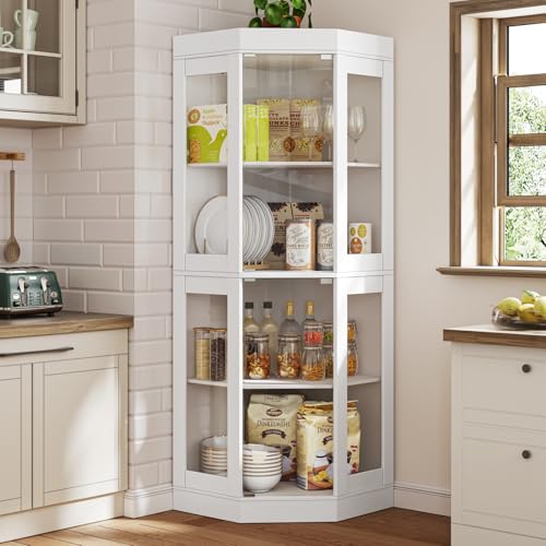 Glass Corner Cabinets