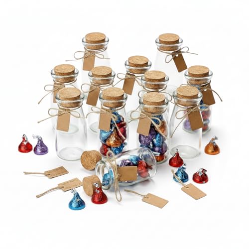 Glass Potion Bottles Set