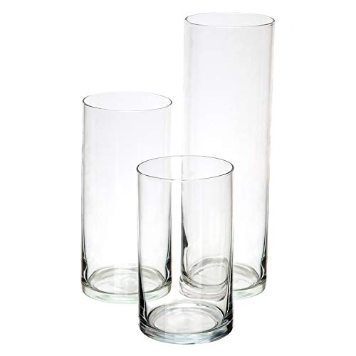 Glass Vase Centerpiece Set