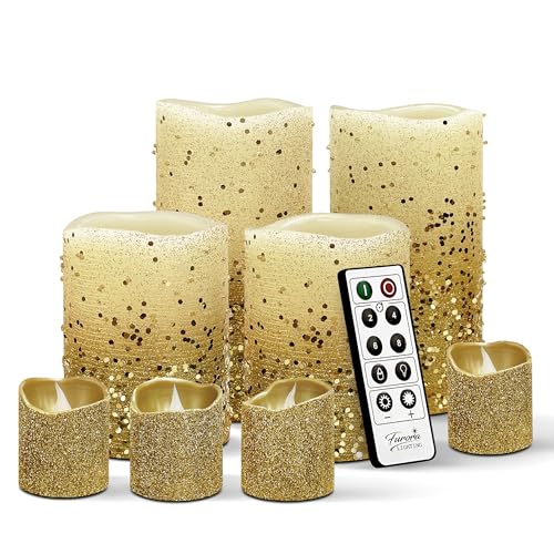Glitter Candle Set