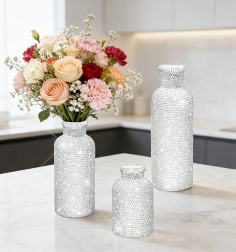 Glittery Accent Vases