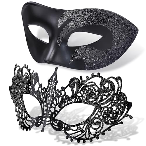 Glitter Masquerade Masks for Parties