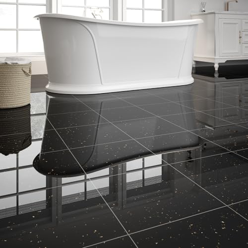 High Gloss Black Floor Tiles