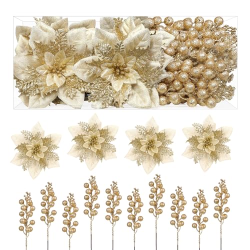 Gold Accent Christmas Tree Decorations