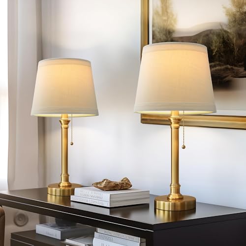 Desk Lamps with Gilded Features