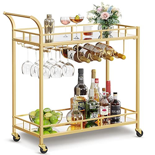 Gilded Bar Trolley