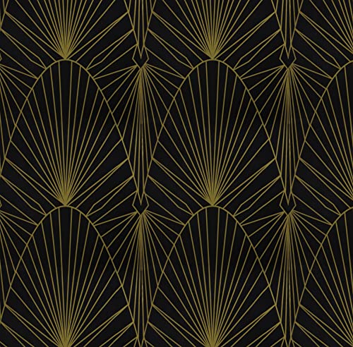 Gold and Black Wallpaper