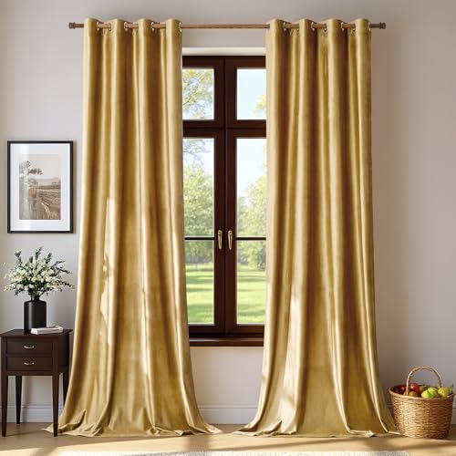 Elegant Gilded Blackout Drapes