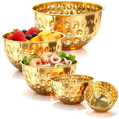 Golden Decorative Bowl Set