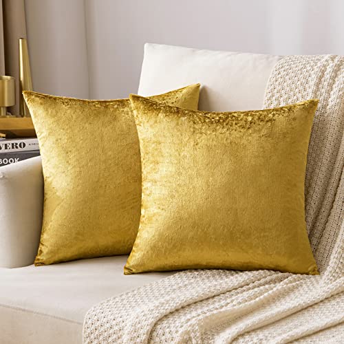 Gold Decorative Throw Pillows