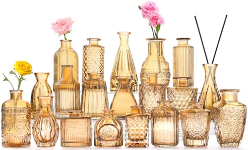 Gold Decorative Vases Set