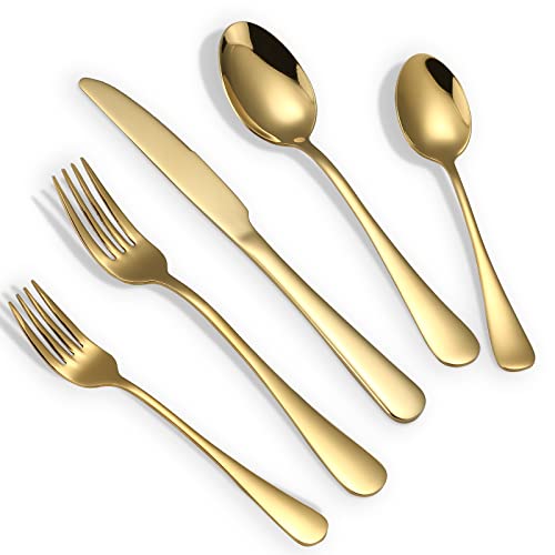 Elegant Gold Flatware Set