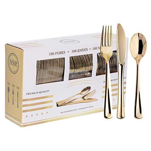 Gold Flatware Set