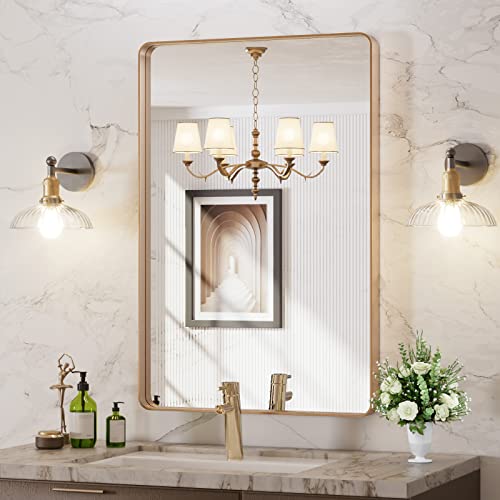 Gilded Framed Wall Reflector