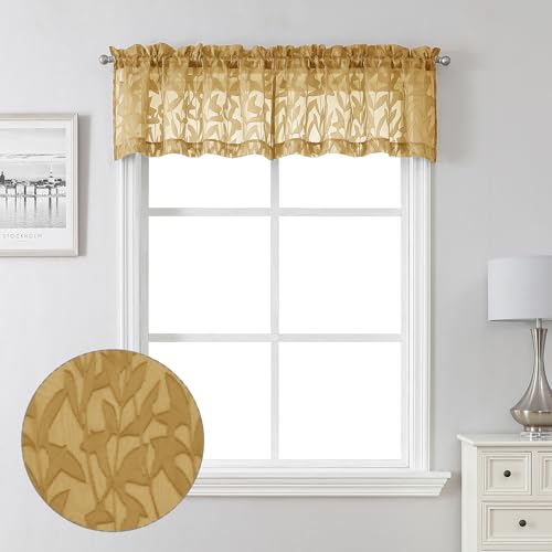 Gold Metallic Valance