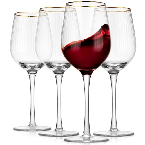 Gold Rimmed Wine Glasses