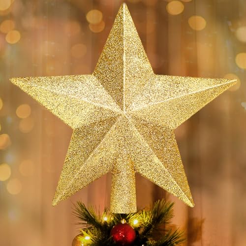 Gold Star Tree Topper