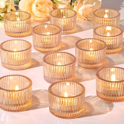 Gold Tealight Candle Holders