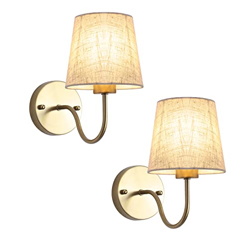 Gold Wall Sconce Set