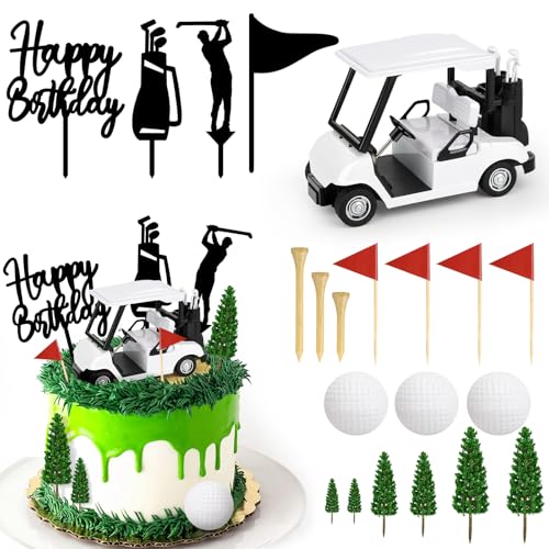 Golf-Themed Cake Decorating Kit